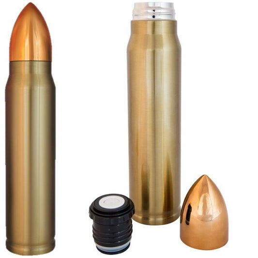 Stainless Steel Bullet Flask – Thermal Drink Bottle