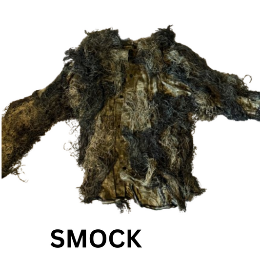 Tactical Adults Ghillie Suit – 5 Piece Camo Sniper Set
