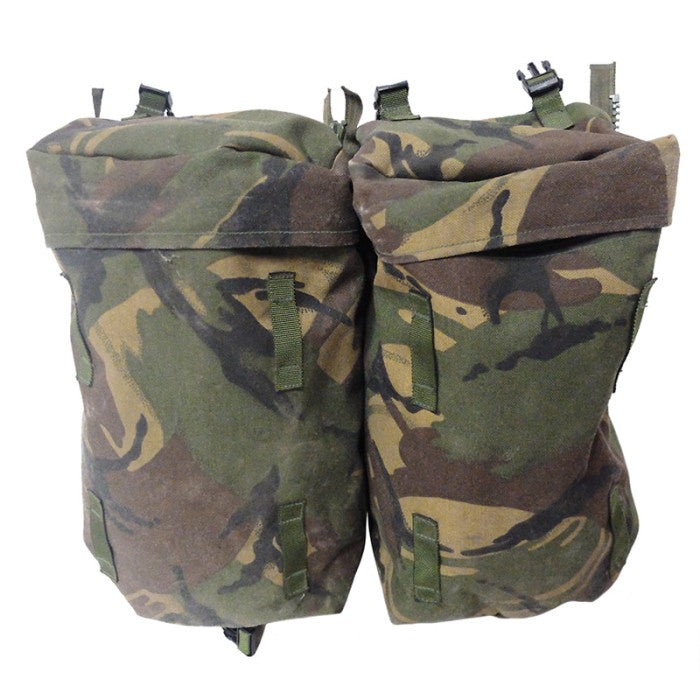 British Army PLCE Bergen Side Pouches – 20L DPM Daysack