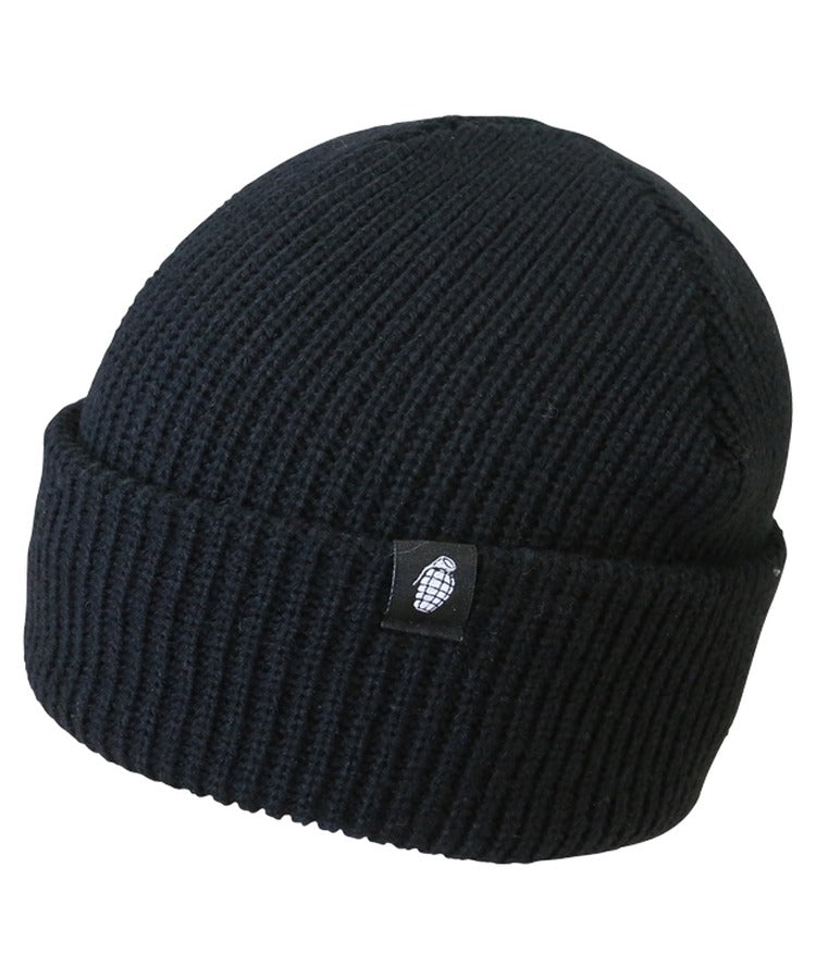 Tactical Beanie Hat Reversible Grenade Logo, One Size