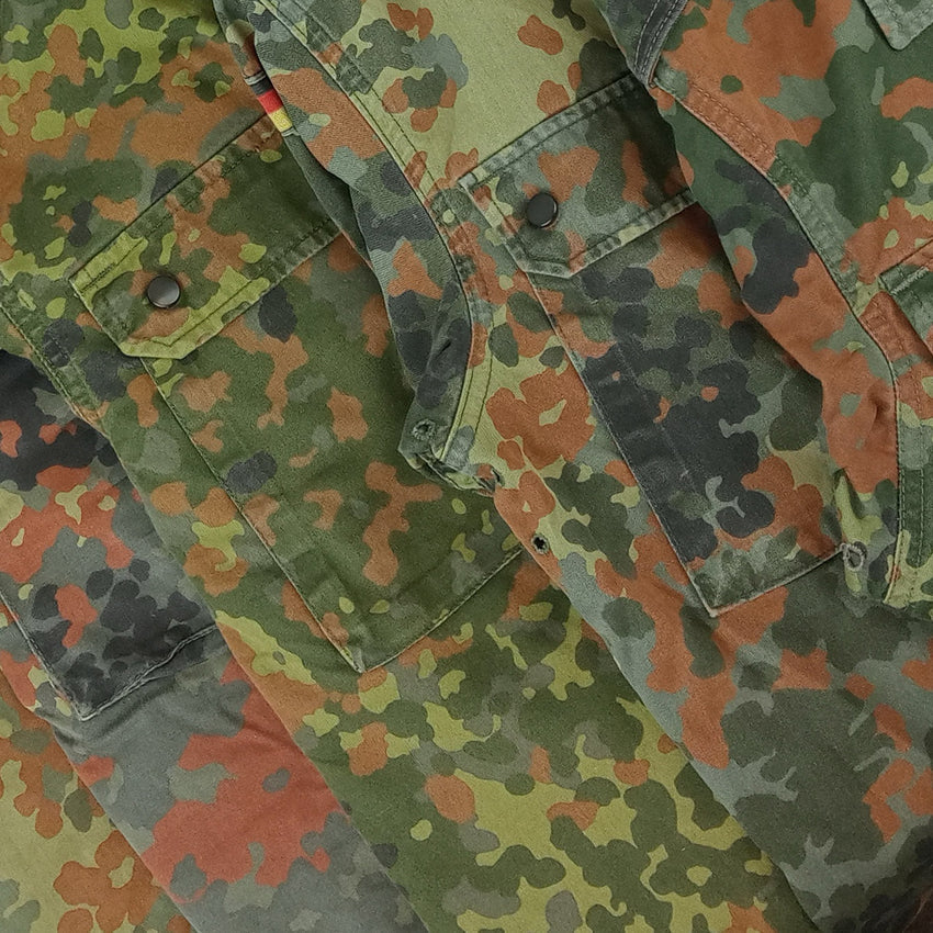 German Army Flecktarn Combat Shirt - Genuine Military Surplus