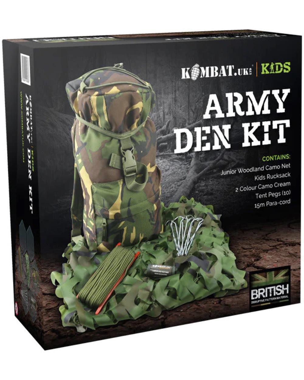 Kids Army Den Kit – Camo Net & Gear