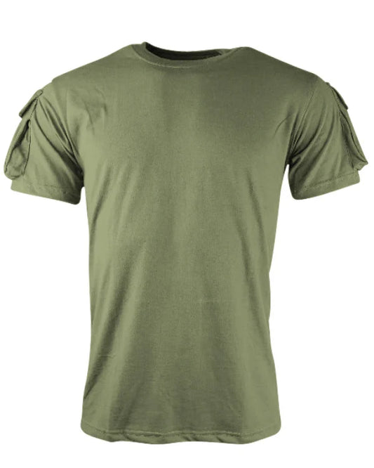 Military Style Tactical T-Shirt – Heavyweight Cotton Combat Shirt