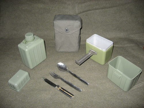 Yugoslavian Military Mess Tin Set - Genuine Army Surplus Camping Kit