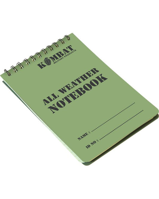 Waterproof Notebook A6 - Pocket Size 50 Pages All-Weather