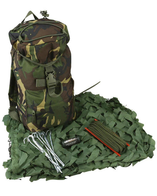 Kids Army Den Kit – Camo Net & Gear